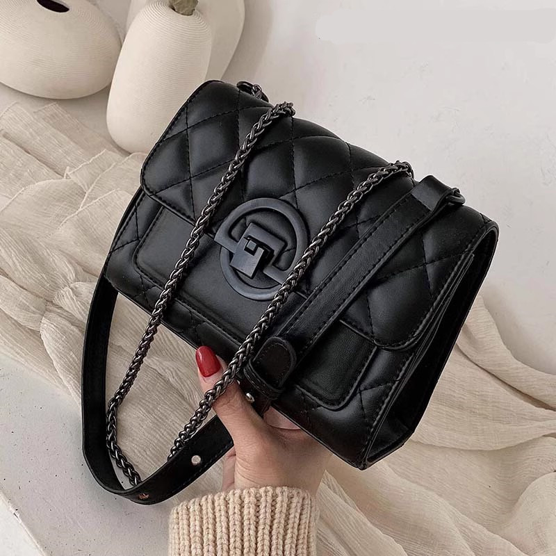 Charics&Kittn本革バッグ2025年新作チェーン脇バッグ斜め掛けワンショルダーバッグ