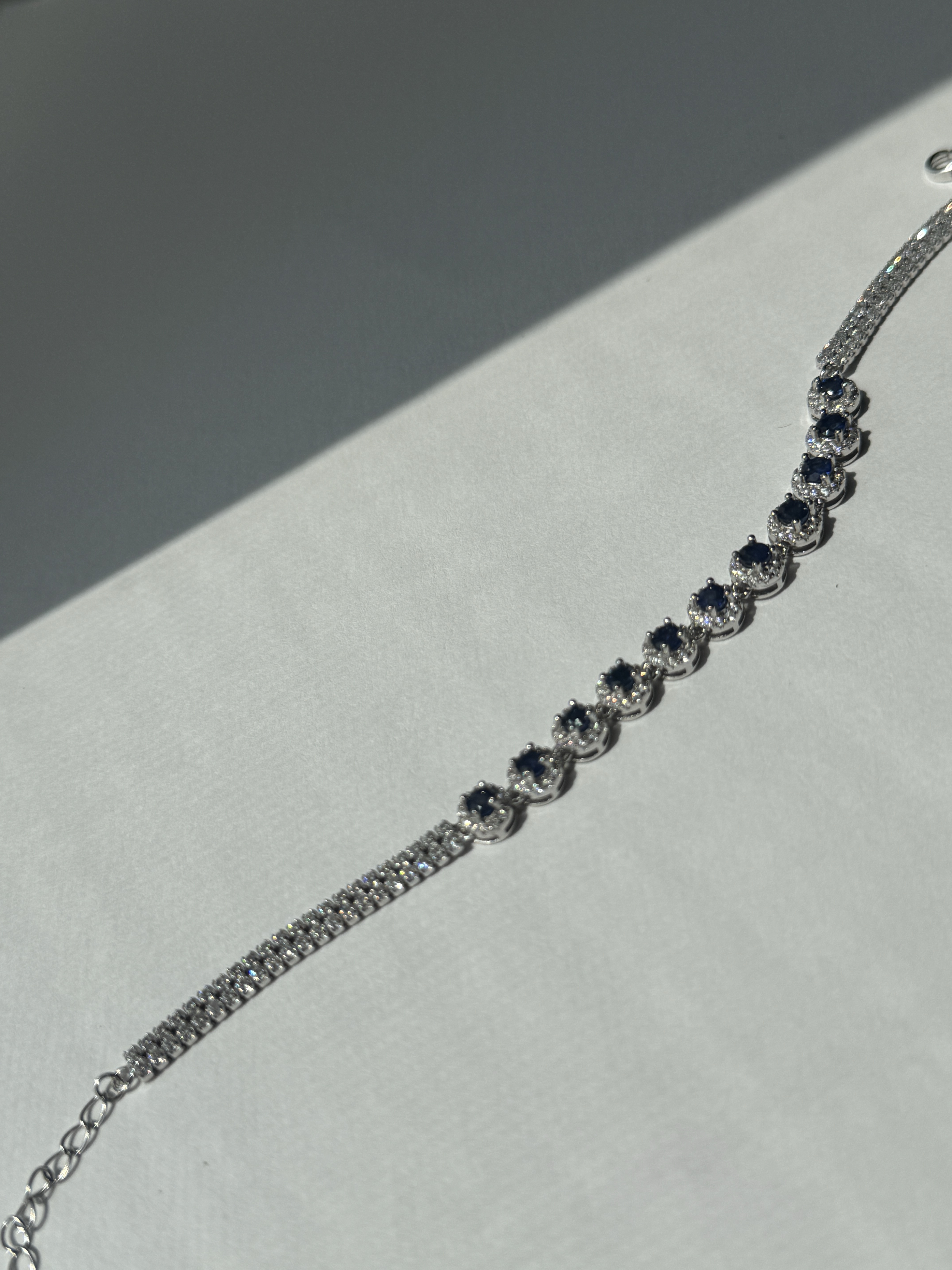 S925サファイア ブレスレット　天然石