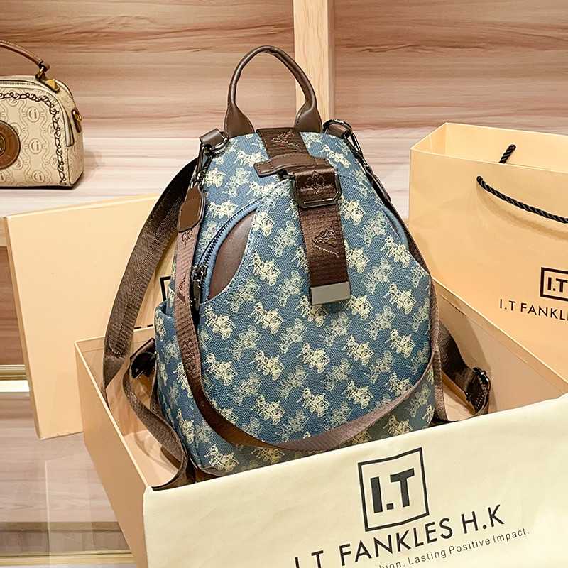 女性のブランドの本革のランドセル2025新型の春夏ファッションランドセル大容量の旅行に出かける女性のリュックサックです