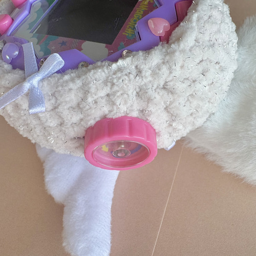 ふわふわうさ耳‎ の たまごっちパラダイス専用の毛糸カバー！ その他