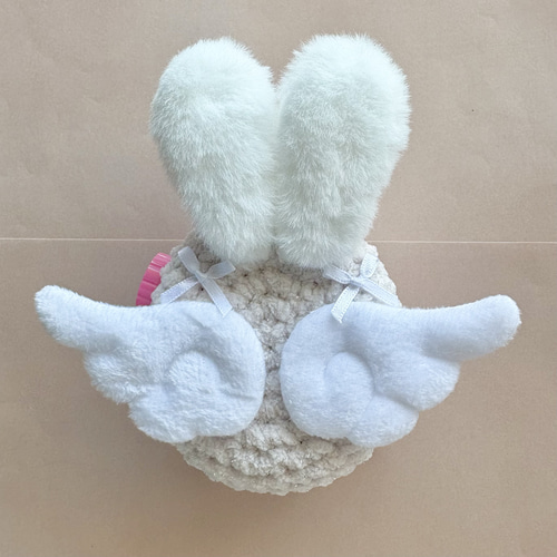 ふわふわうさ耳‎ の たまごっちパラダイス専用の毛糸カバー！ その他