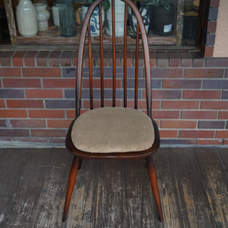 アーコールチェア用 コーデュロイのチェアパッド クッション マット (木製椅子用 ERCOL chair) 8枚目の画像