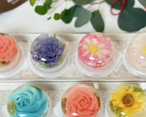 錦玉あんフラワーゼリー 6個入り 冷凍便でお届け スイーツ・お菓子