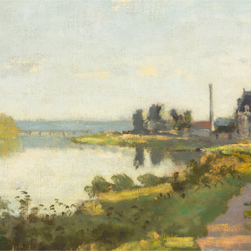 モネ アルジャントゥイユ アートポスター 印象派 風景画 セーヌ川