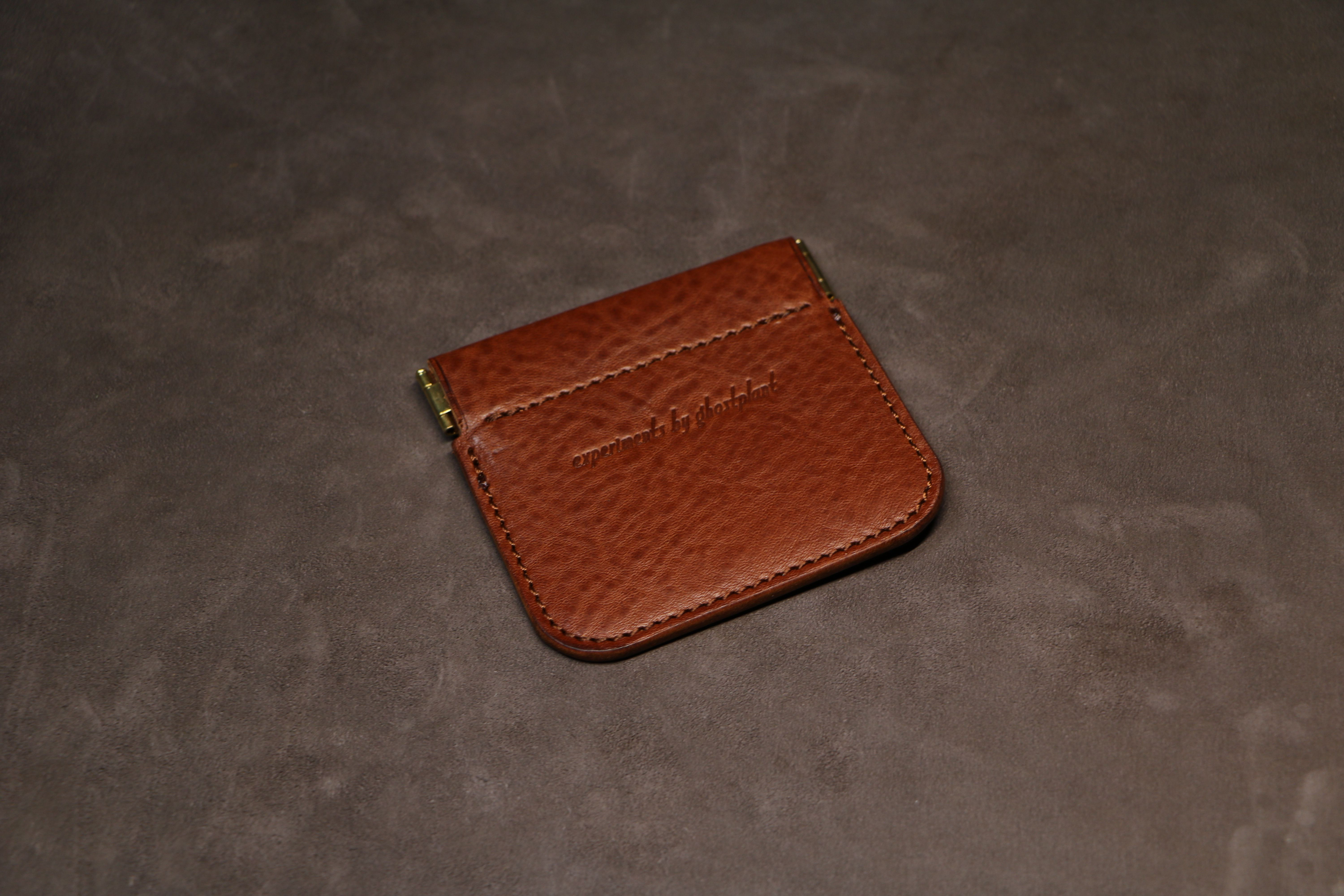 【バネ口コインケース】ネブラスカ ブラウン EB-009