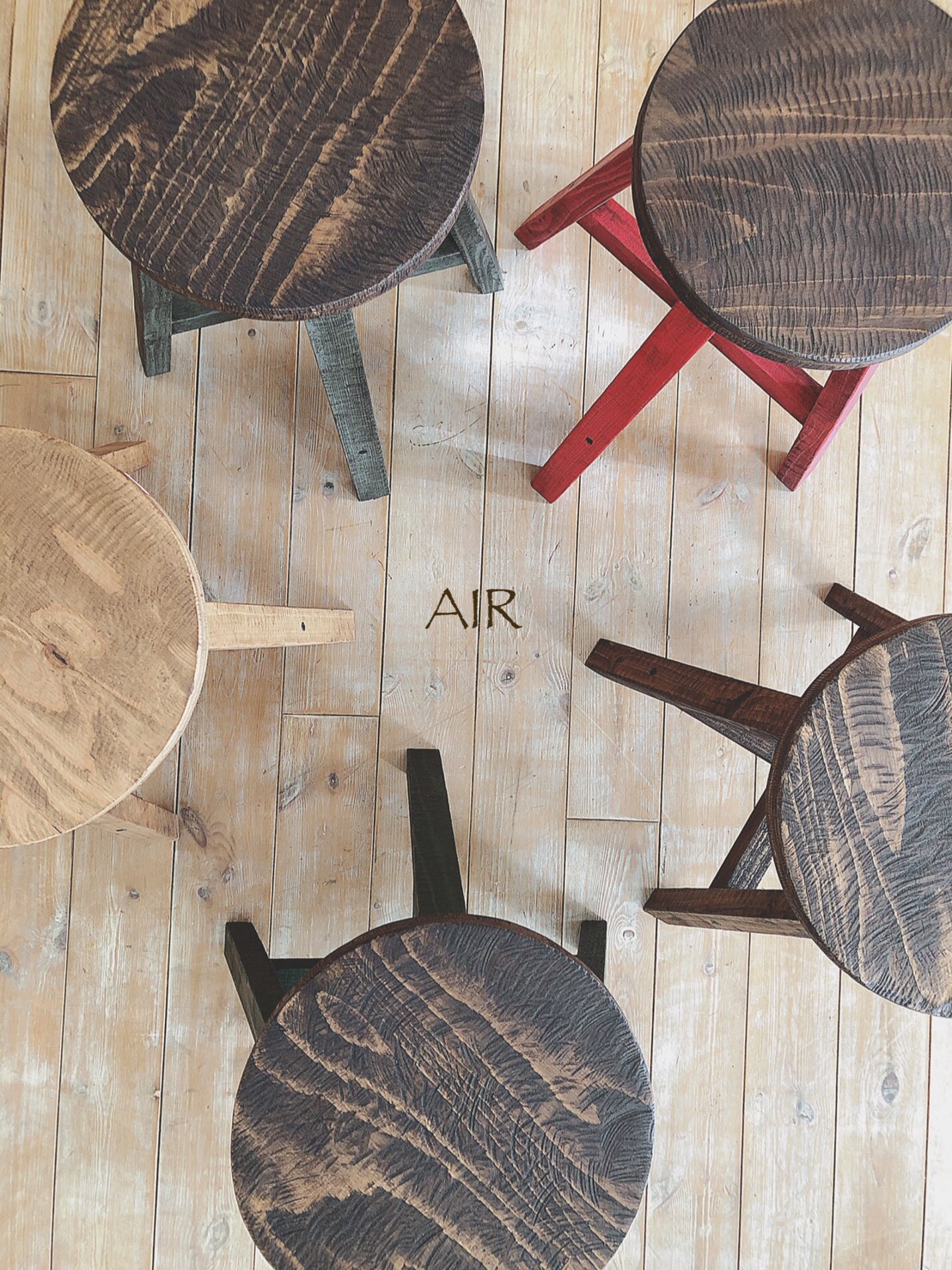 amagaeru様専用丸椅子x2脚(送料込)