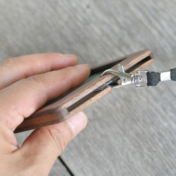 木製員工證件盒，附橫向壓克力窗口[大鯢] 第6張的照片