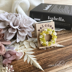 ♬ミモザとユーカリ、ナンキンハゼのドライフラワースワッグ