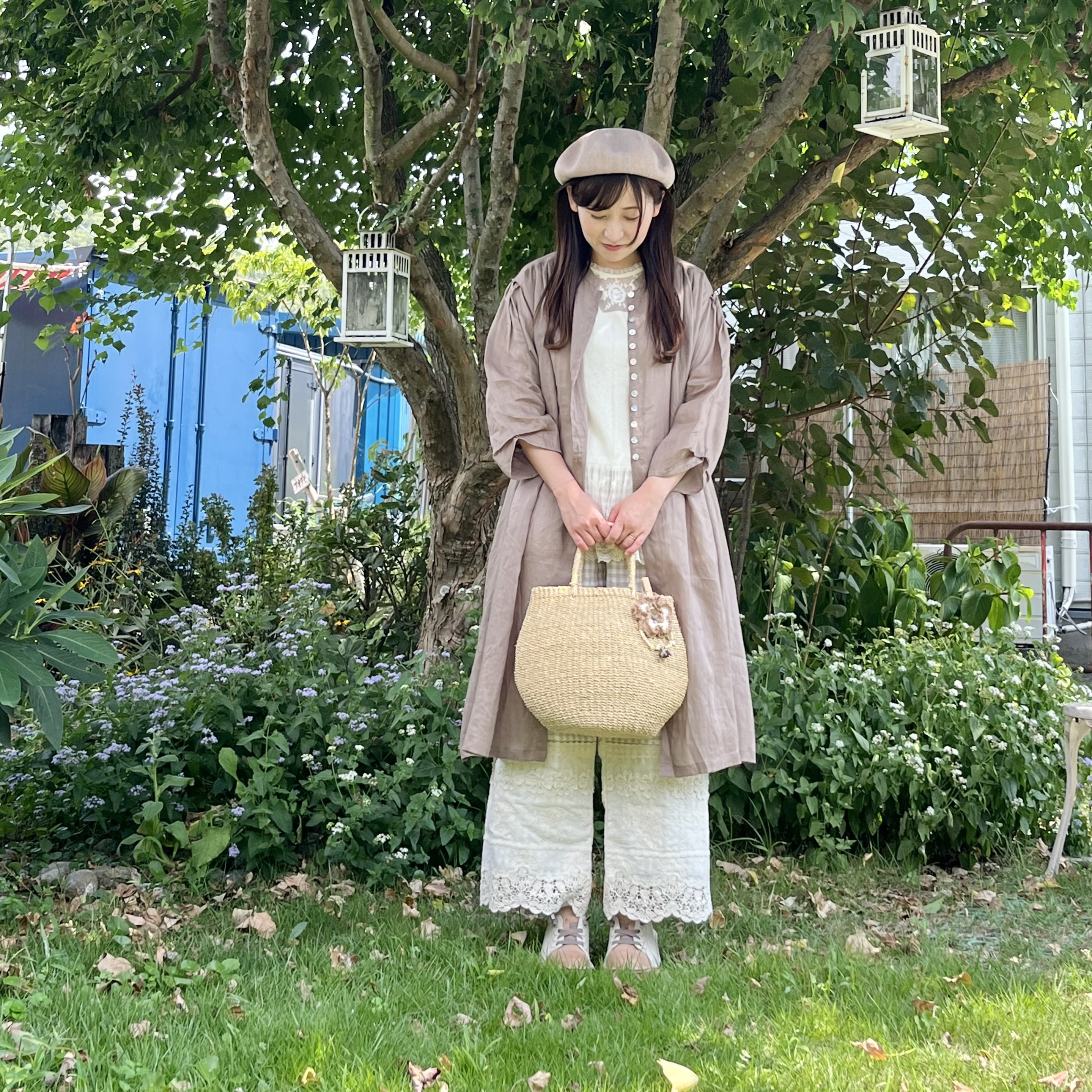 ラミー多ボタンロングジレ(25s-122)