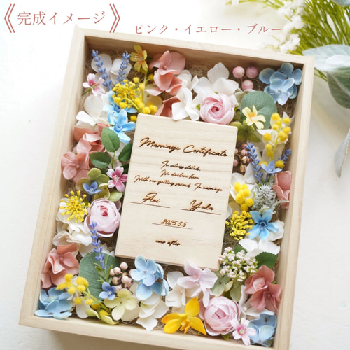 ゲスト参加型 結婚証明書 ”結婚生活で大切だと思うこと”アーティ