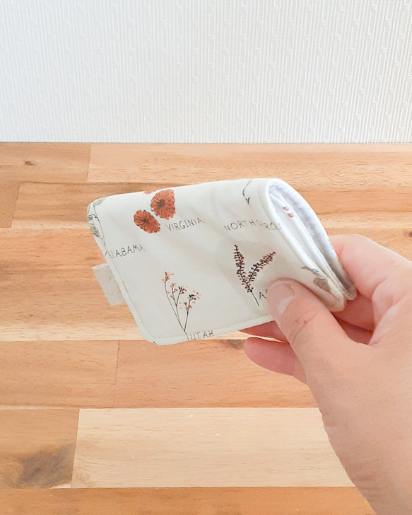 ハンカチ 【 草花 mini 】ハーフサイズ 秋冬新作2025 退職 お礼 誕生日 記念日 ギフト プレゼント 贈り物 3枚目の画像