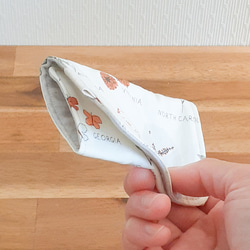 ハンカチ 【 草花 mini 】ハーフサイズ 秋冬新作2025 退職 お礼 誕生日 記念日 ギフト プレゼント 贈り物 4枚目の画像