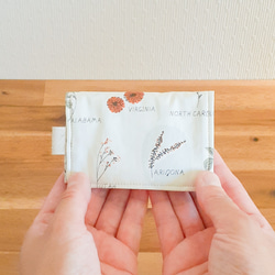 ハンカチ 【 草花 mini 】ハーフサイズ 秋冬新作2025 退職 お礼 誕生日 記念日 ギフト プレゼント 贈り物 1枚目の画像