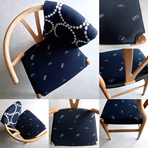 ♥数量限定♥⭐️椅子張り用高級生地⭐️ミナペルホネン CH24(Yチェア