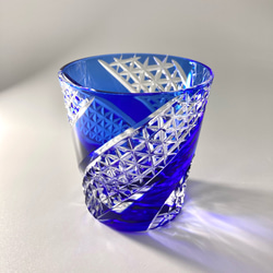 切子 お皿 ガラス皿 切子 の お皿 中皿 monalisa切子 通販 15869434｜Creema(クリーマ)