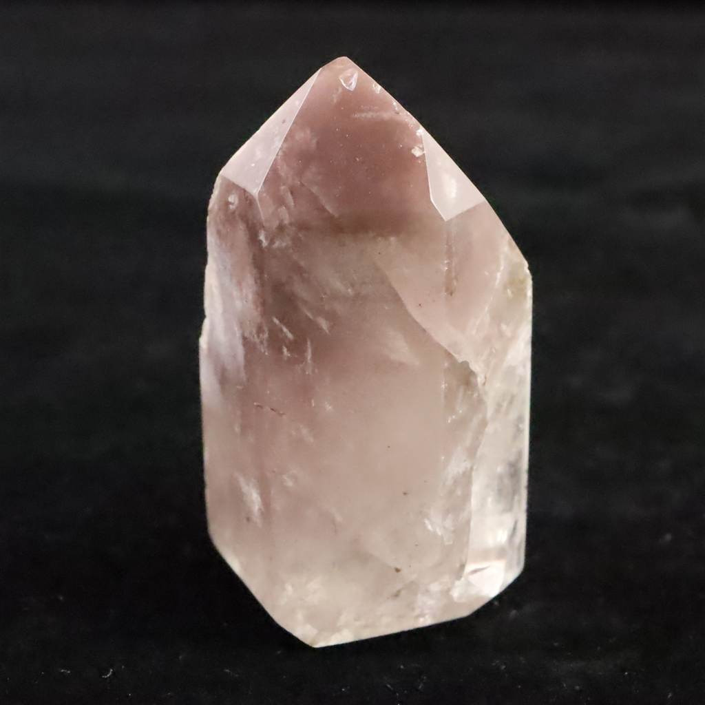 リチウムクォーツ 41mm原石 磨き 31.9g #35047