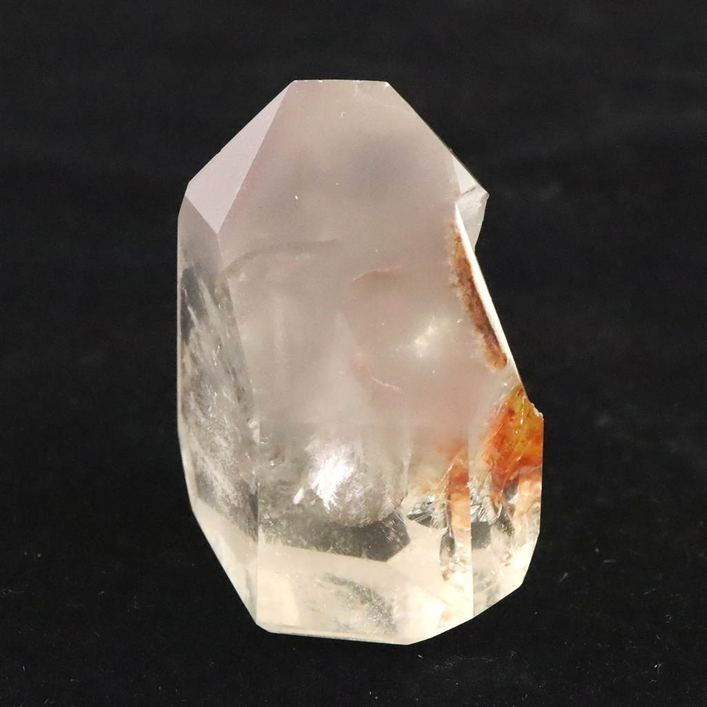 リチウムクォーツ 44mm原石 磨き 49.2g #88160