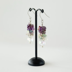 フローライト イヤリング・ノンホールピアス の人気通販｜Creema