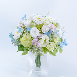 オーダーメイド】プリザーブドフラワーのセミキャスケードブーケ