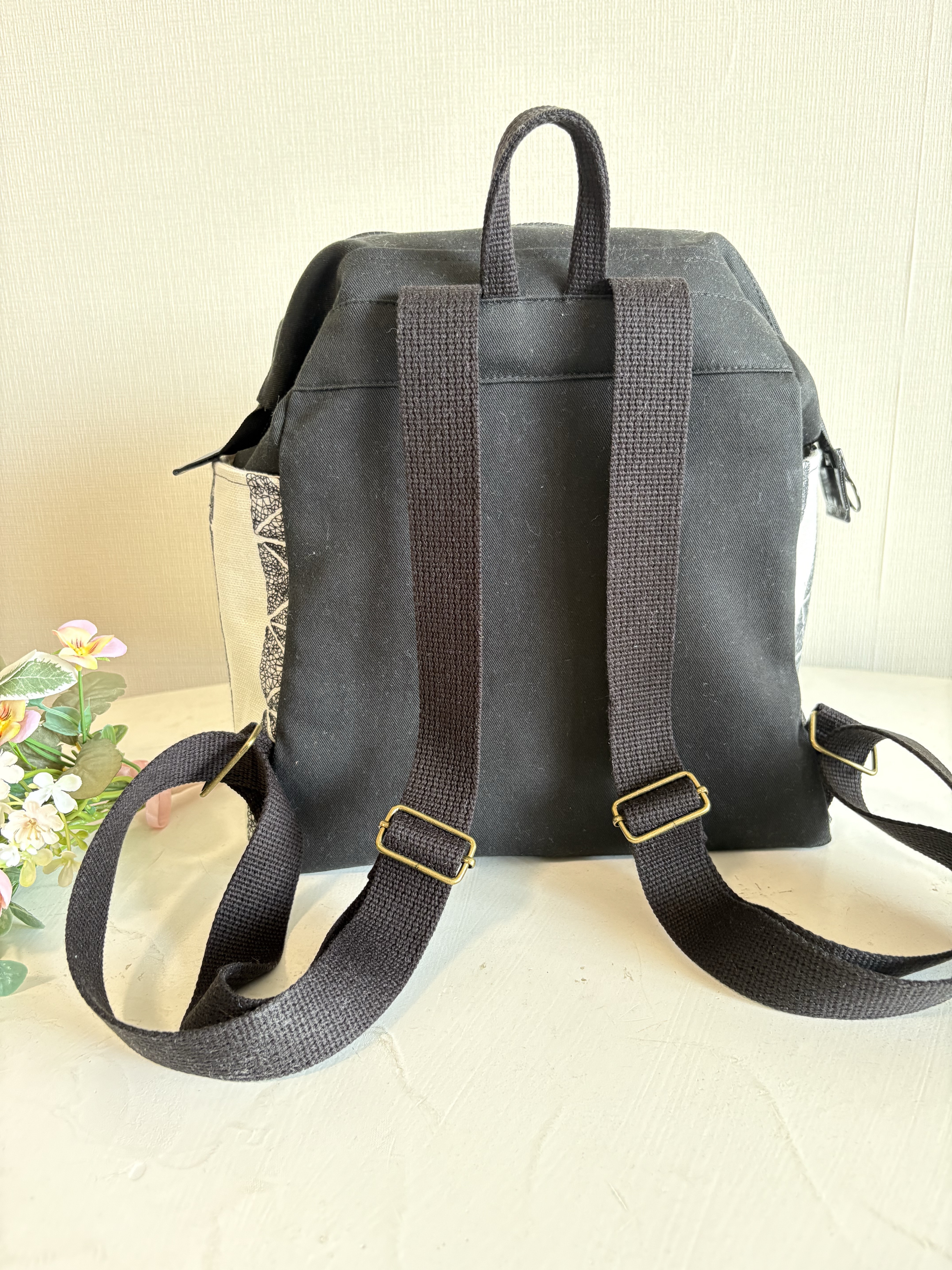 大人のリュック　黒系　インポートⅡ