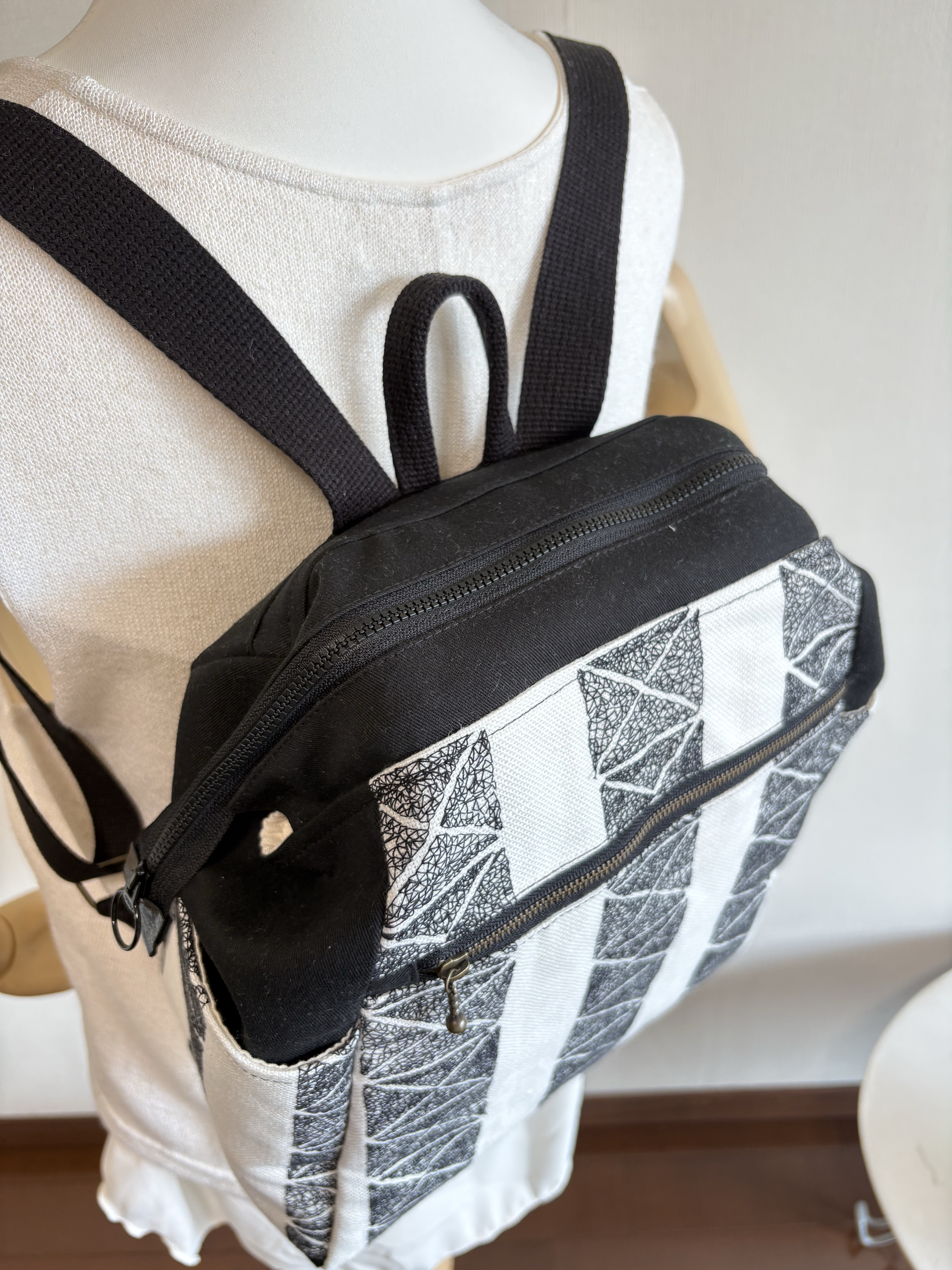 大人のリュック　黒系　インポートⅡ