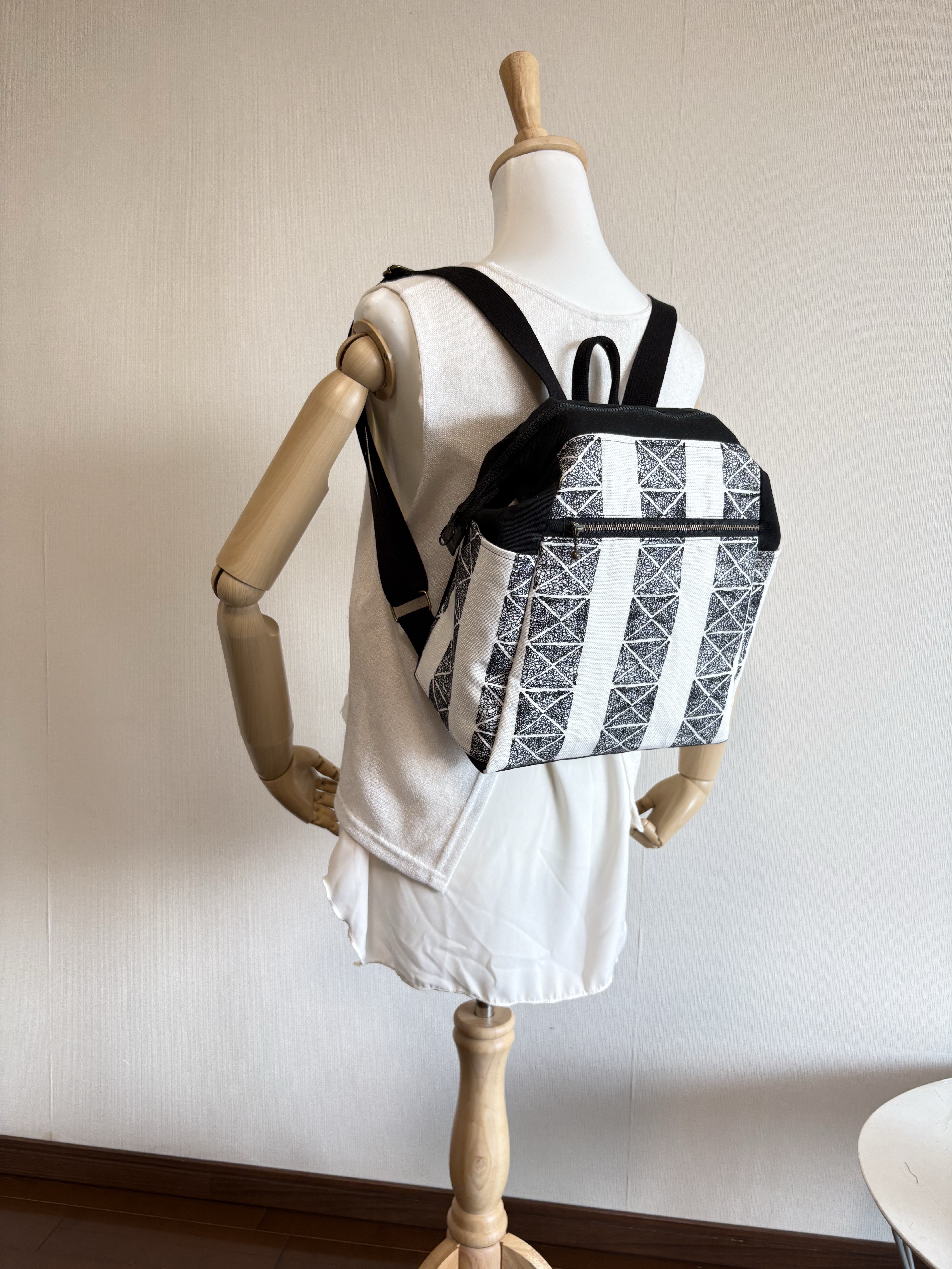 大人のリュック　黒系　インポートⅡ