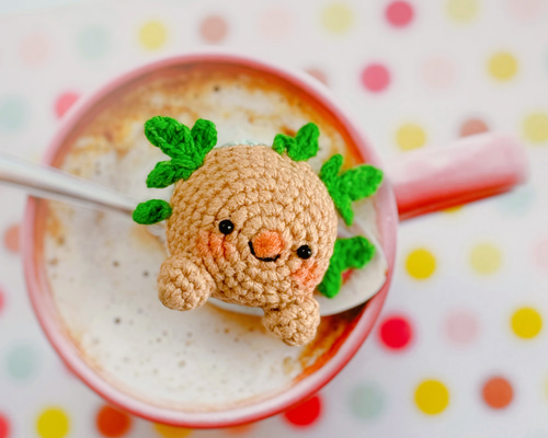 元気なガジュマル坊や 観葉植物 編みぐるみ 飾り インテリア 撮影道具