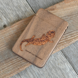 木製名片夾“大鯢” 第3張的照片