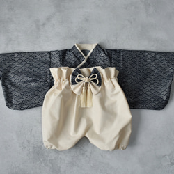 十二単風　ベビー　ハンドメイド　*ひな祭り　*お食い初め　*初節句 初節句 ベビー 着物 女の子 お姫さま 十二単風衣装 赤 ピンク 薄黄色