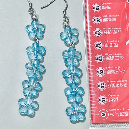 平成ギャルのキラキラお花ピアス ピアス（フック・チェーン） SOU 通販