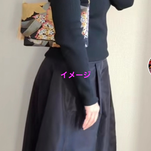 花菱に唐草模様、シルク着物帯の2waysクラッチバッグ クラッチバッグ