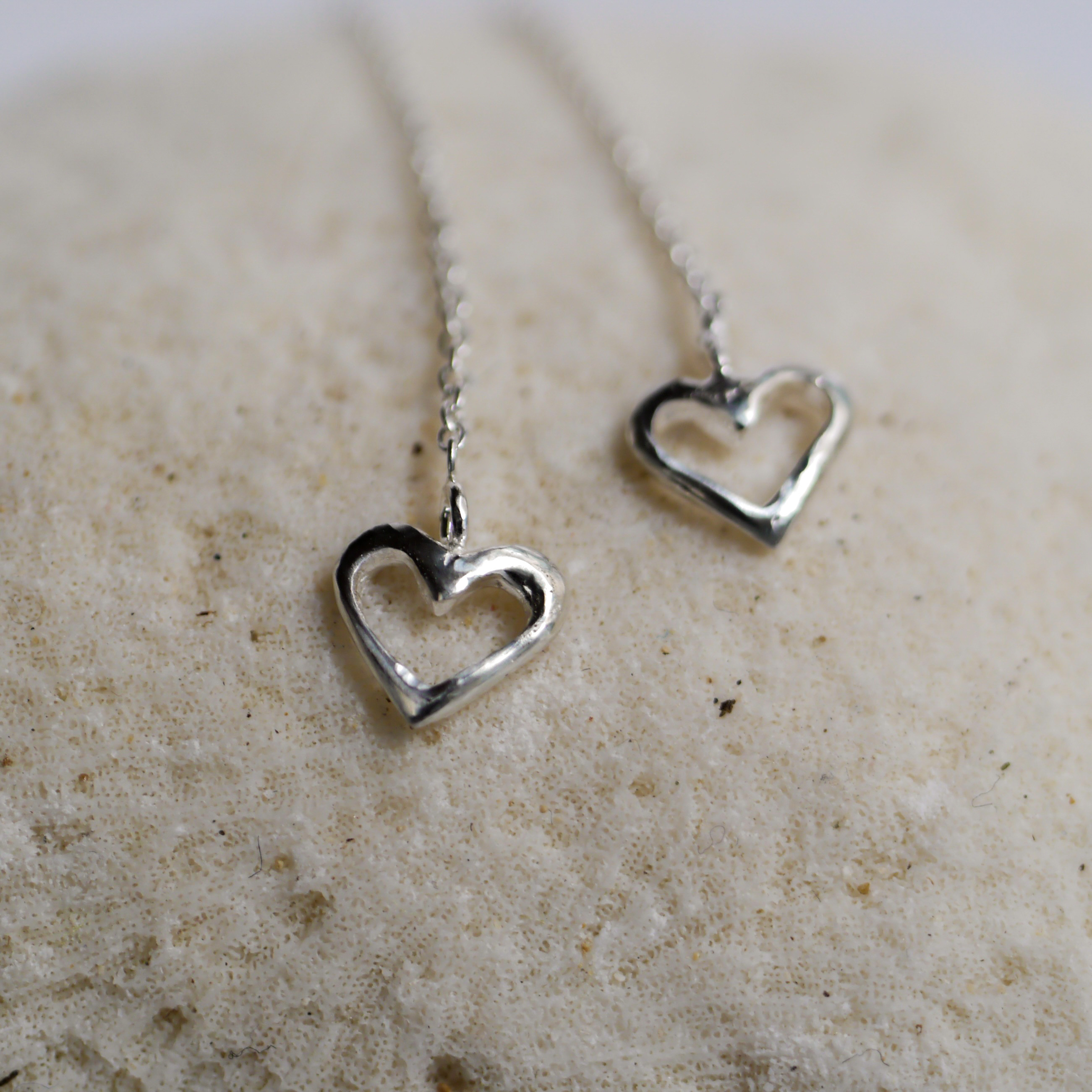 ハートアメリカンピアス / シルバー925