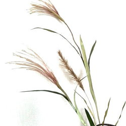手染め布花 寒牡丹1枝（蕾・大輪2輪） 玄関・和洋の空間