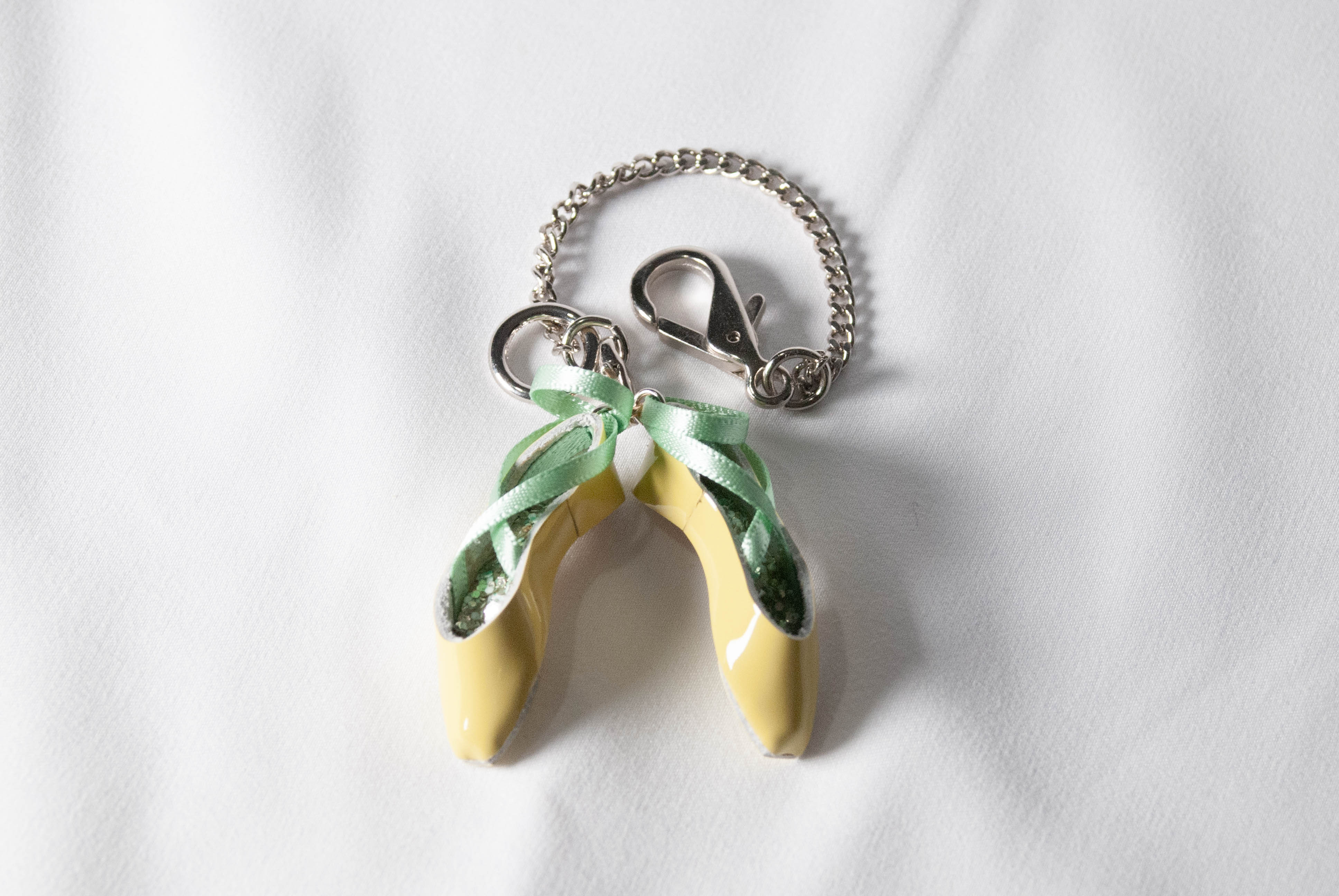 バレエ･トウシューズのチャームpointes Yellow