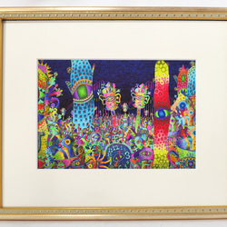 生命の契約 りんごをモチーフにした作品です。 一点物の版画作品です