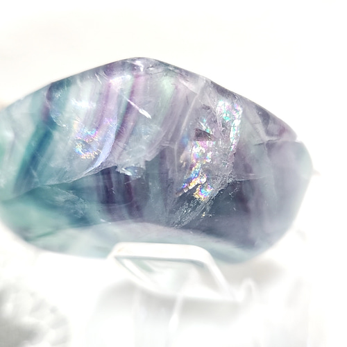 虹入りフローライト◇ハート型お皿◇ディッシュ◇天然石◇ その他