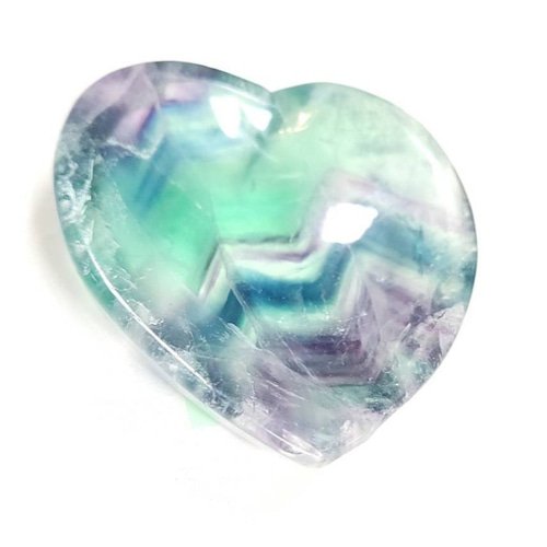 虹入りフローライト◇ハート型お皿◇ディッシュ◇天然石◇ その他
