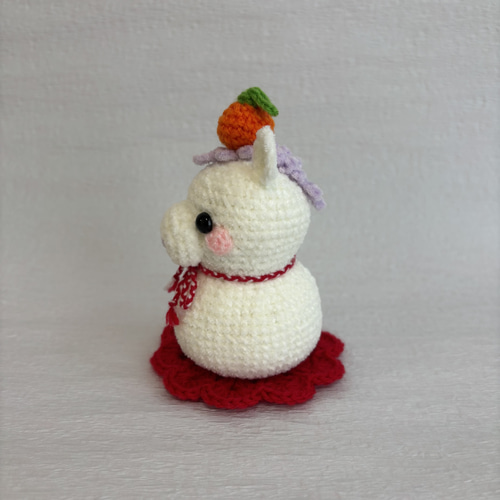 あみぐるみ 干支ぐるみ 鏡餅2026午年 ③ あみぐるみ Ren＆Chaa