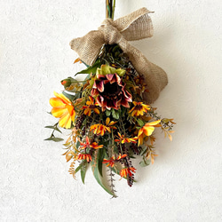 矢車菊のリース（アーティフィシャル) リース rhyme_752 通販 17884257