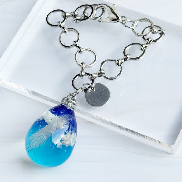 うちの子ジュエリー】ペットの毛で作る世界に一つのアクセサリー 青空