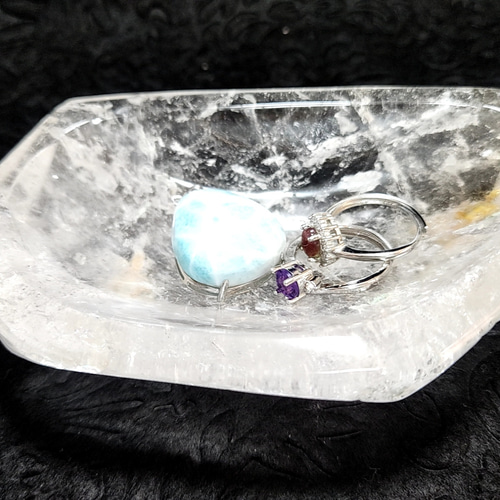 水晶ディッシュ◇お皿◇ゴールデンヒーラー共生◇天然石◇ その他