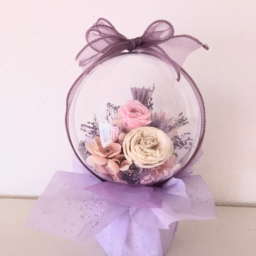 バルーンアレンジ　贈り物　フラワーアレンジ おまかせバルーンアレンジ M | 大阪高槻・茨木の花屋flower pot