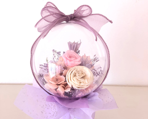 バルーンアレンジ　贈り物　フラワーアレンジ お誕生日プレゼント♡バルーンフラワーアレンジ♡ギフト