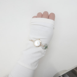 幸せをよぶ四つ葉のクローバーのブレスレットウォッチ 6枚目の画像