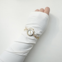 スノーキュービックジルコニアのブレスレットウォッチ 6枚目の画像