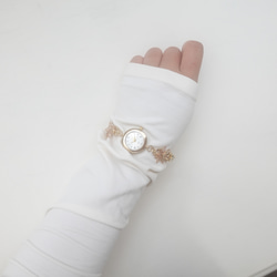 もみじのワイヤーリーフのブレスレットウォッチ 6枚目の画像