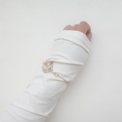 【BB JEWELRY】K14GF キュービックジルコニアのブレスレットウォッチ 8枚目の画像