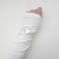 【BB JEWELRY】K14GF スクエアブレスレットウォッチ 7枚目の画像