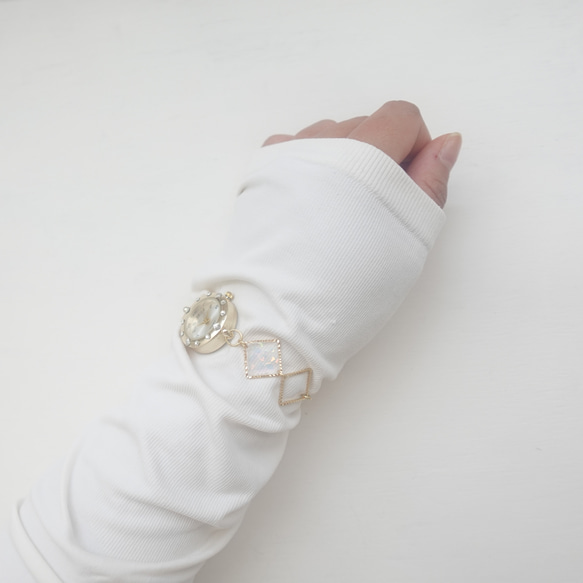 【BB JEWELRY】K14GF スクエアブレスレットウォッチ 8枚目の画像