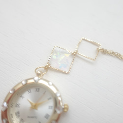 【BB JEWELRY】K14GF スクエアブレスレットウォッチ 6枚目の画像
